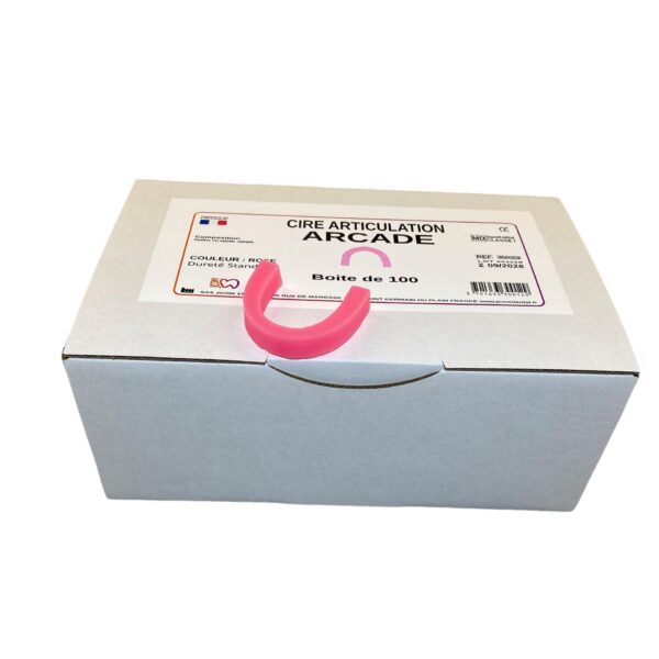 Cire rose arcade 100 pièces