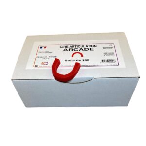 Cire rouge arcade 100 pièces