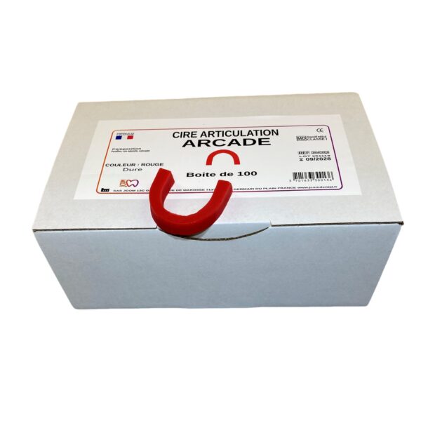 Cire rouge arcade 100 pièces
