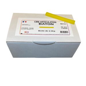 Cire jaune bâton boite de 2.5kg