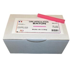 Cire rose baton boite de 2.5kg