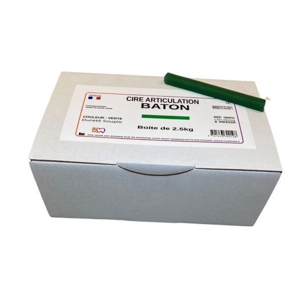 Cire verte baton boite de 2.5kg