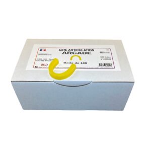 Cire jaune arcade 100 pièces