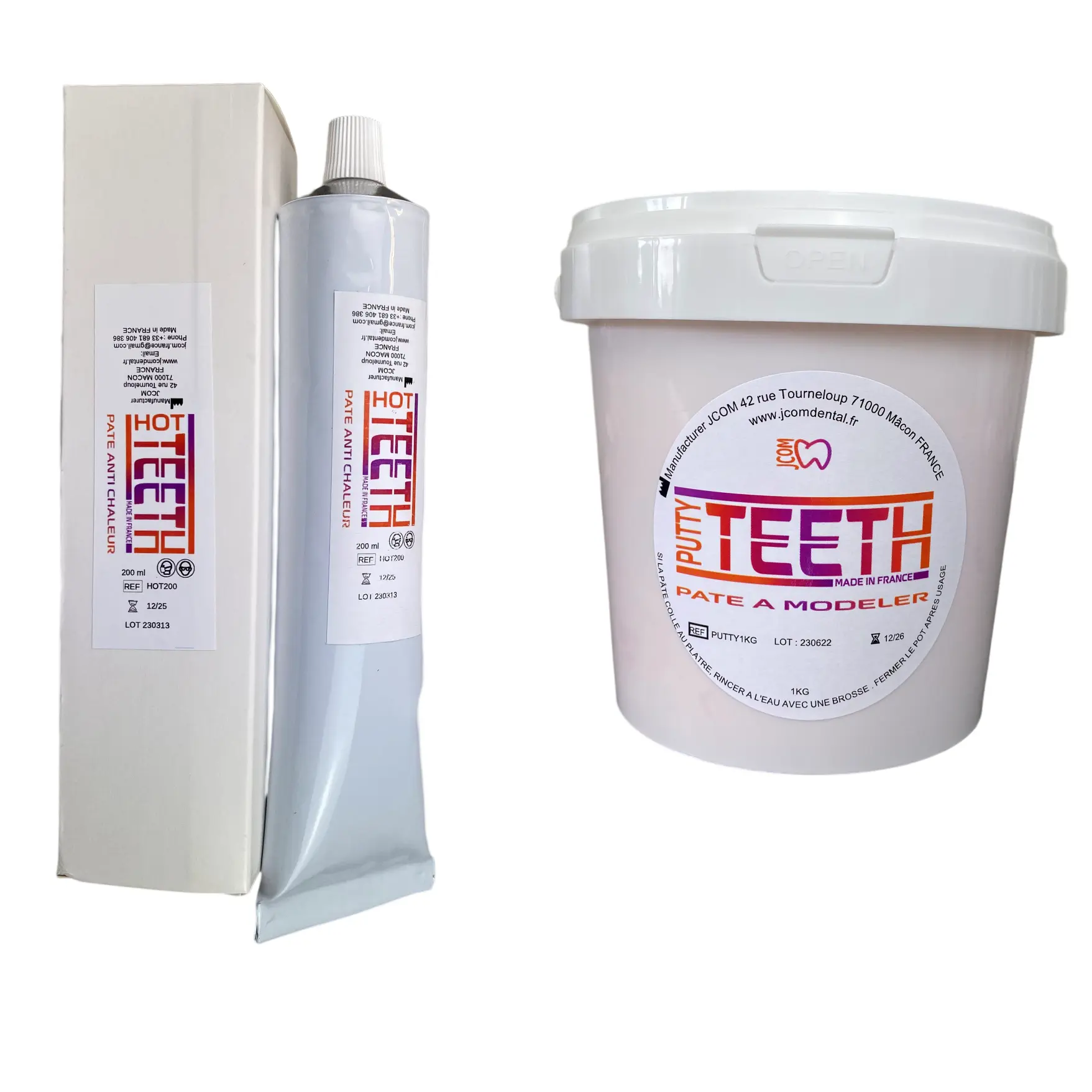 Produits en pâte pour laboratoires dentaires