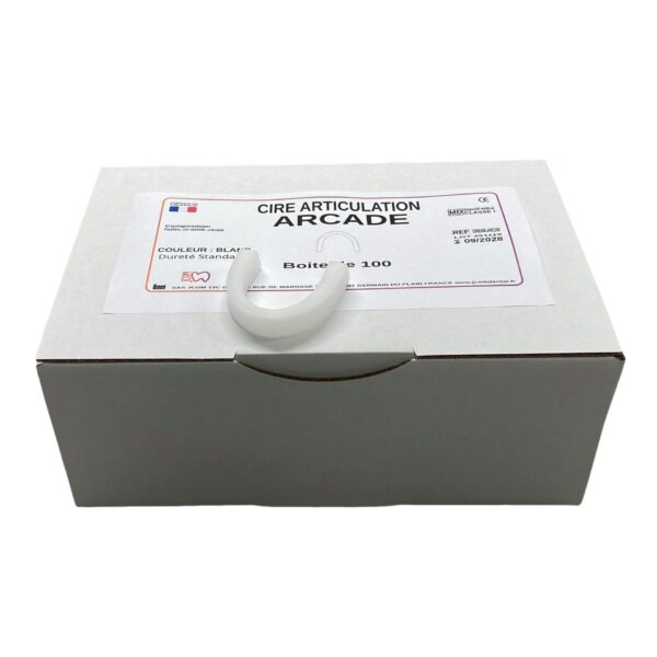 Cire blanche arcade 100 pièces