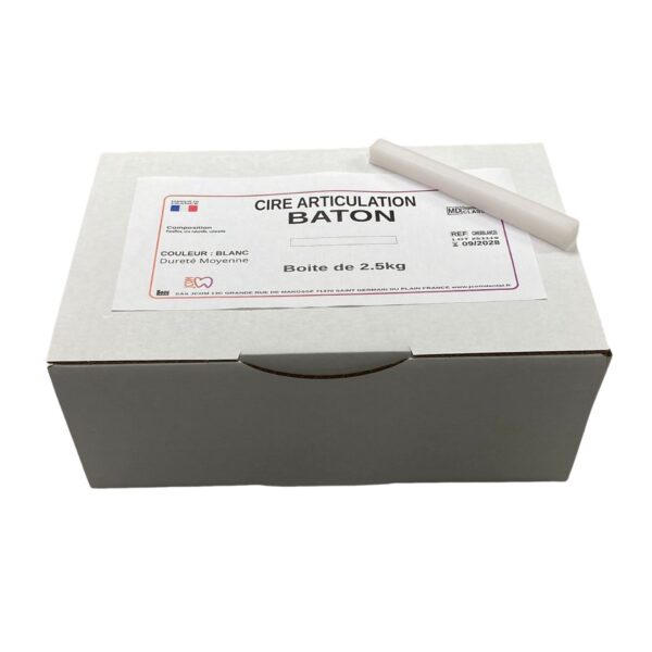Cire blanche bâton boite de 2.5kg
